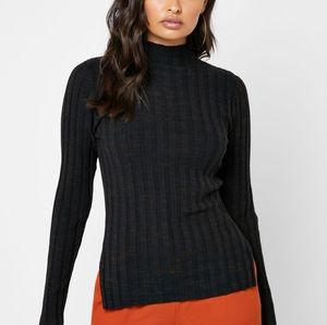Topshop - Black Turtleneck - Size 4